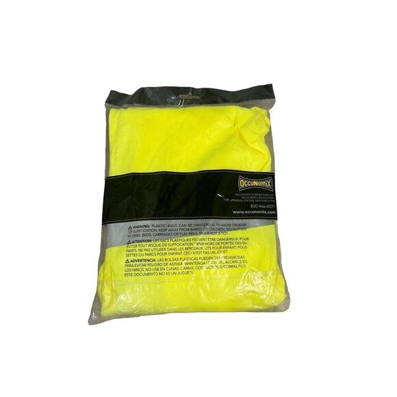 OCCUNOMIX Hi-VIZ Yellow High Visibility, Workwear, Long Sleeve XL Men’s NEW - Picture 7 of 7